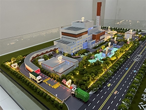 随州襄阳谷城焚烧发电厂模型